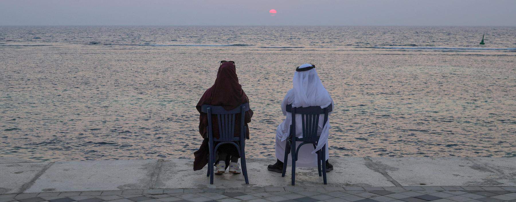 Ein Blick in die Ferne. Am Roten Meer sollen neue Hotel-Resorts entstehen, als Teil der „Vision 2030“ zur wirtschaftlichen und gesellschaftlichen Modernisierung Saudiarabiens.