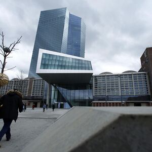 European Central Bank (ECB) headquarters building is seen in Frankfurt