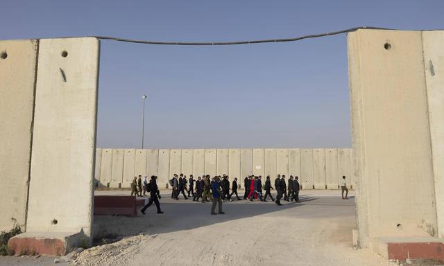 Kerem Shalom ist ein wichtiger Grenzübergang für Hilfsgüter in den Gazastreifen.