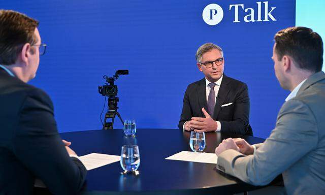 Finanzminister Magnus Brunner (ÖVP) wies im „Presse“-Talk mit Gerhard Hofer und Gernot Rohrhofer die Kritik aus der Industrie zurück.