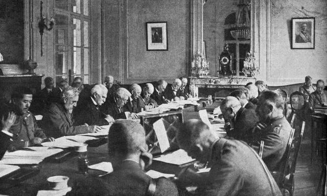 Verhandlungen über den Frieden in Versailles