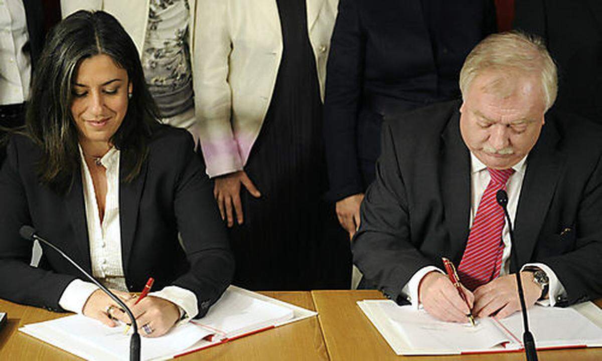 RotGruen Wien Koalitionspakt unterzeichnet