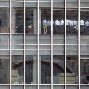 Alle großen Banken zitierten ihre Mitarbeiter ins Büro.