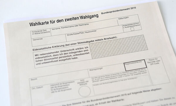 Symbolbild - Wahlkarte