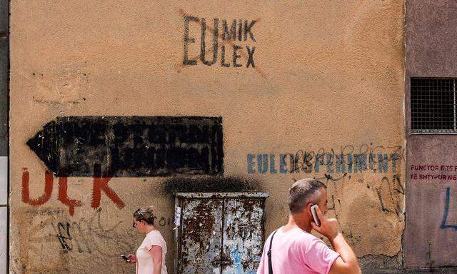 Die Eulex-Verwaltung stieß im Kosovo nicht nur auf Unterstützung.