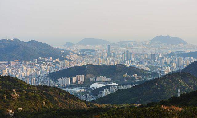 Skyline von Busan