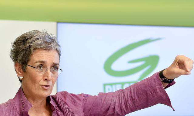 Die grüne Spitzenkandidatin Ulrike Lunacek