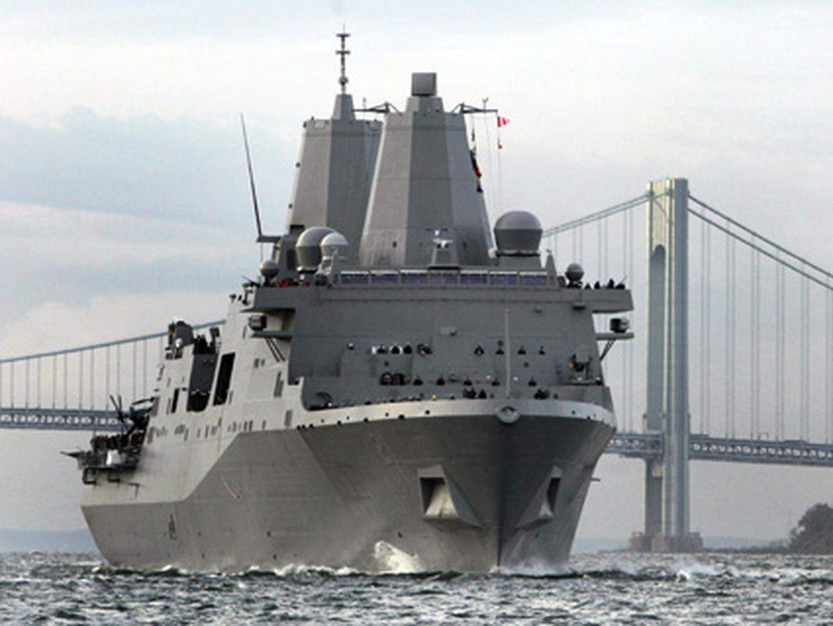 Das "United States Ship New York" kehrt Anfang November heim.