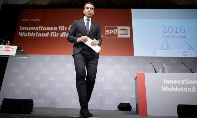 Bundeskanzler Christian Kern