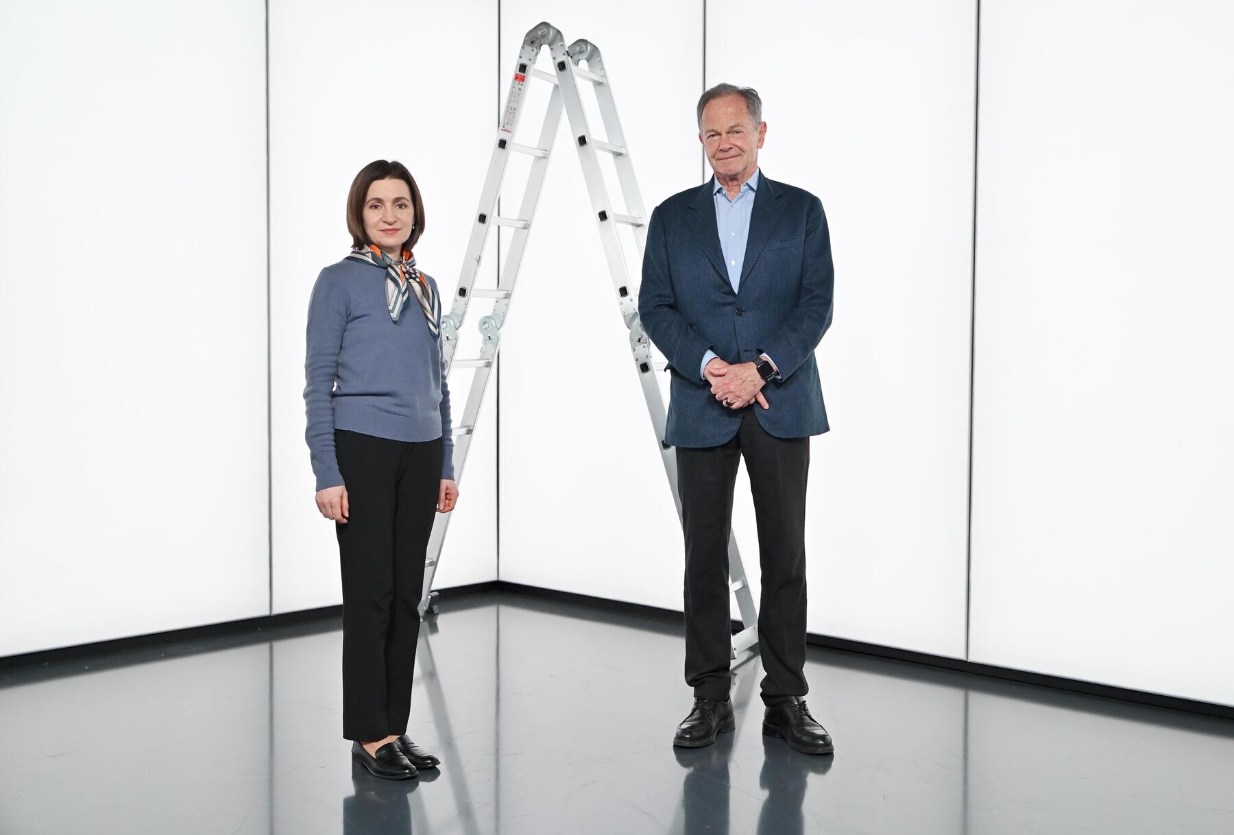 Andreas Treichl trifft Maia Sandu: „Wenn Putin die Ukraine einnimmt, ist Moldau als Nächstes dran.“