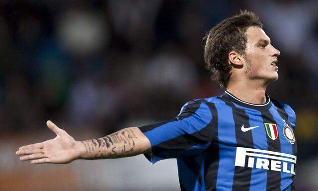Marko Arnautović kam bei Inter Mailand einst auf nur 55 Minuten Spielzeit.