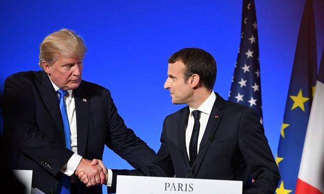 Donald Trump und Emmanuel Macron