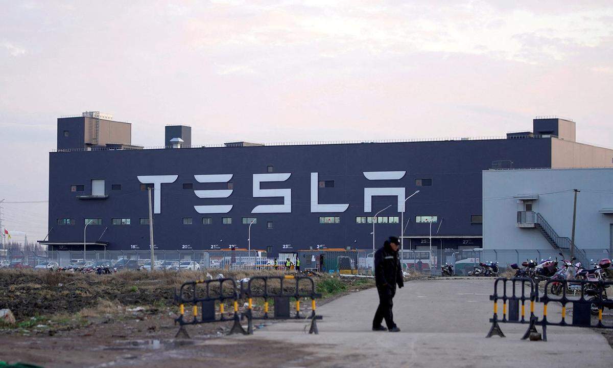 Die Shanghai Gigafactory von Tesla.