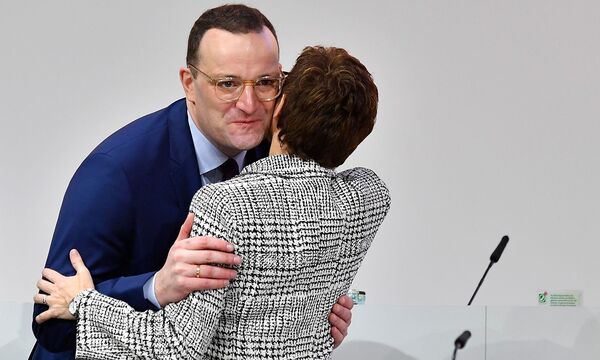 Archivbild. Jens Spahn und Annegret Kramp-Karrenbauer .
