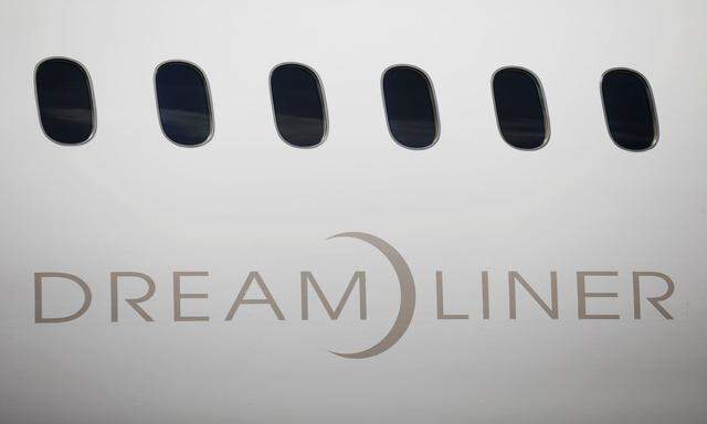 The word 'Dreamliner' is seen on the first of Israel's El Al Airlines order of 16 Boeing 787 Dreamliner jets, upon its landing at Ben Gurion International Airport, near Tel Aviv