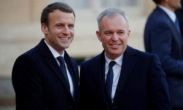 Emmanuel Macron mit François de Rugy.