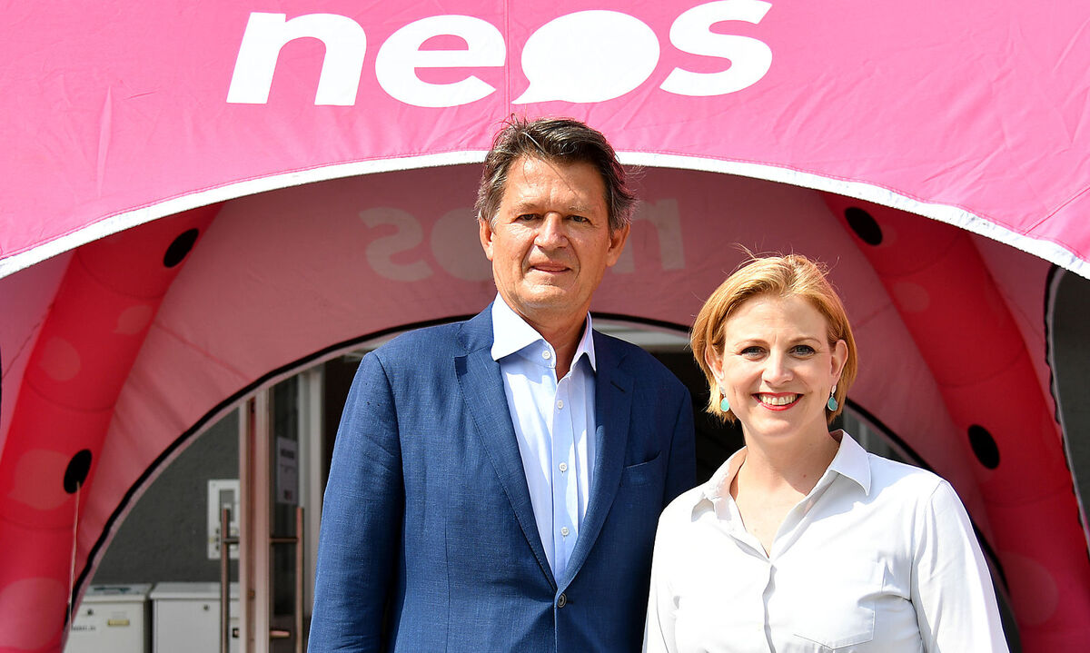 NR-WAHL: MITGLIEDERVERSAMMLUNG NEOS - BRANDSAeTTER / MEINL-REISINGER