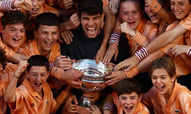 Denkwürdiger Aufbruch in eine neue Tennis-Ära: Paris-Champion Carlos Alcaraz. 