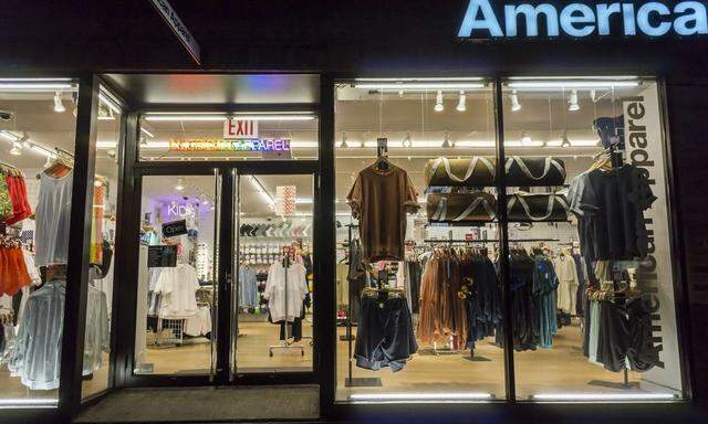 American Apparel store in New York An American Apparel store in New York on Tuesday July 21 2015