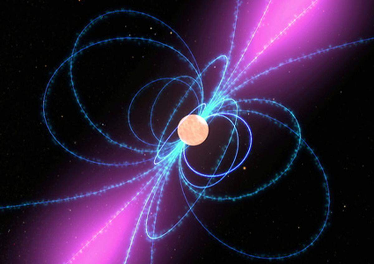 Auf Platz zwei der Liste des US-Journals "Science" steht der Nachweis bisher unentdeckter Pulsare mit dem Fermi-Gammastrahlen-Weltraumteleskop. Pulsare sind Überbleibsel massereicher Sterne, die "in der Nacht wie Leuchttürme blinken". Sie bestehen fast nur noch aus Neutronen, den elektrisch neutralen Teilchen von Atomkernen. Pulsare können hunderte Male pro Minute rotieren.