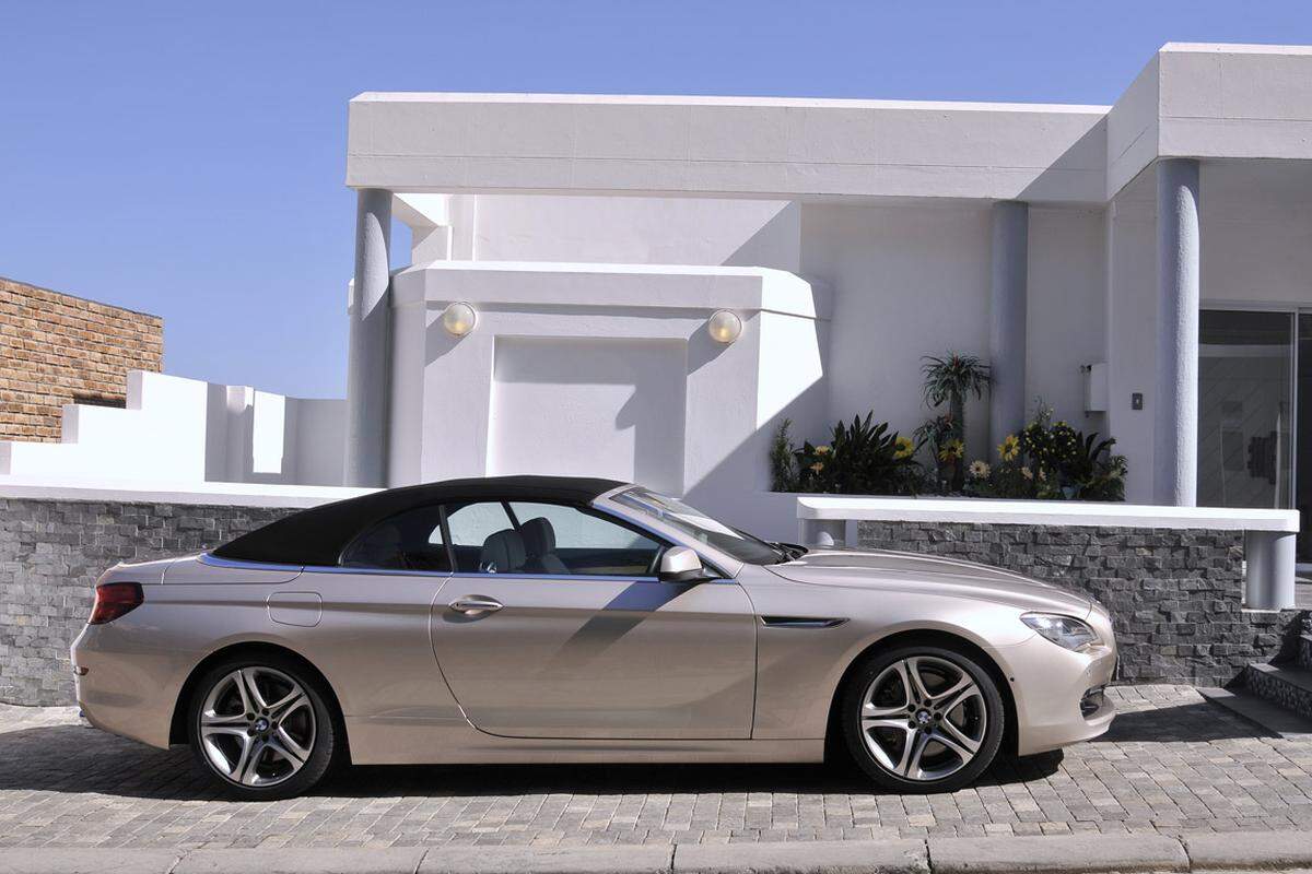 Platz 15: BMW 650i Cabrio • Leistung: 449 PS • Leergewicht: 2090 Kilogramm • Verbrauch ECE, Super plus: 8,9 l/100 km • Testverbrauch: 12,0 l/100 km. 