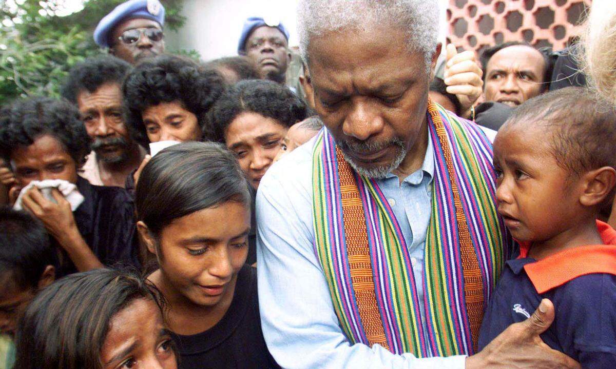 Kofi Annan Ehemaliger UNO-Generalsekretär, 80.