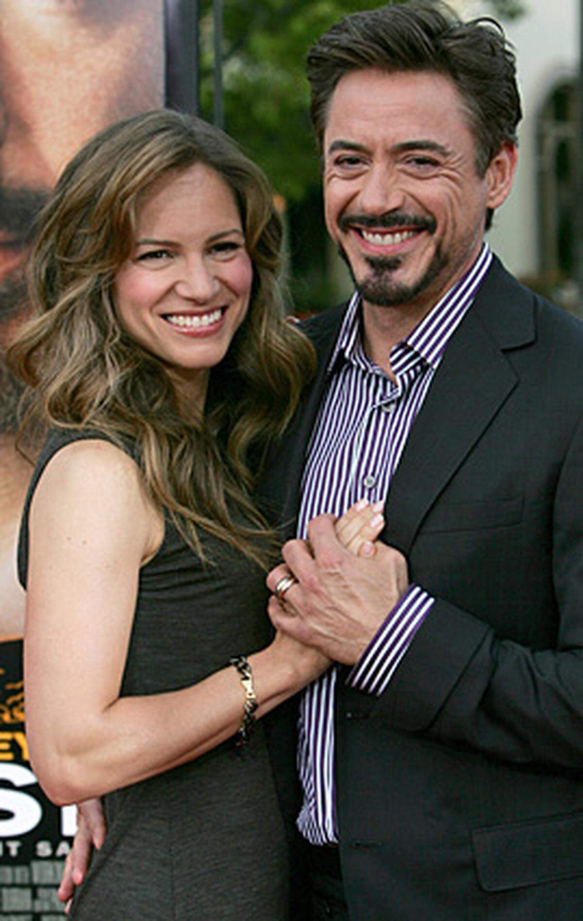 Robert Downey jr. (mit seiner Frau Julia)