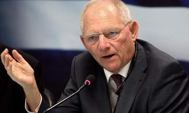 Archivbild: Wolfgang Schäuble war am 18. Juli in Athen zu Gast. Er spricht von einem möglichen nächsten Hilfspaket für Griechenland. 