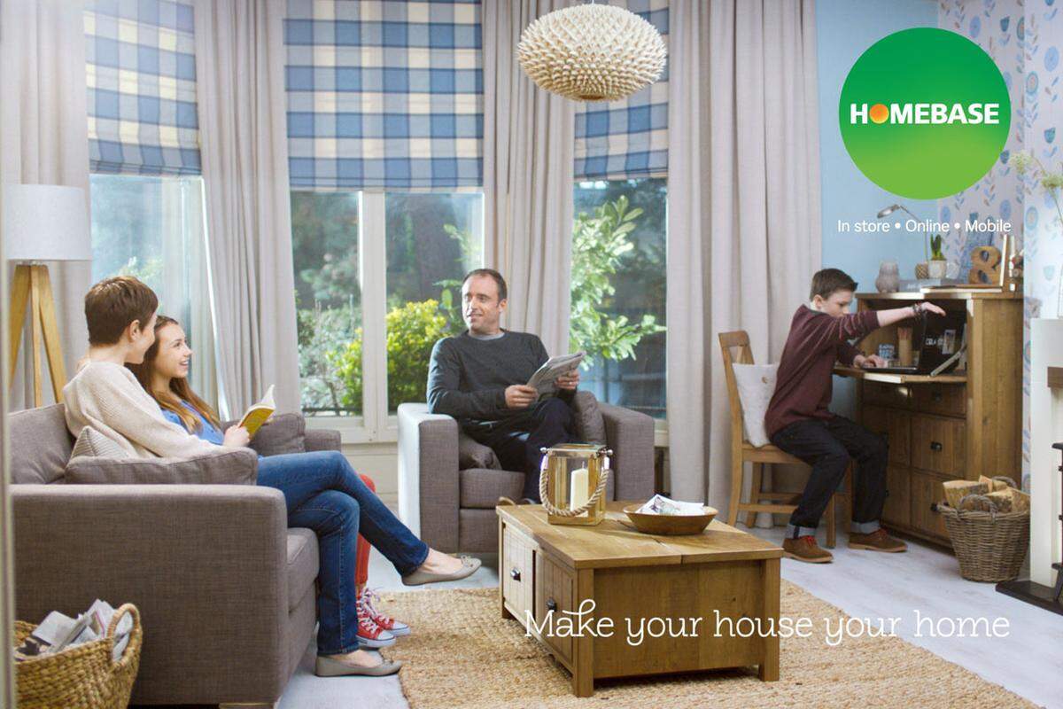 Nur drei Jahre später wurde Homebase als Sainsbury's Homebase gegründet. Das britische Unternehmen, das auch Wohnungseinrichtungen anbietet, machte 2011 mit 342 Geschäften einen Umsatz von 2,0 Mrd. Euro.