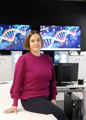 Sie sucht in Linz und Leipzig u. a. nach besseren Biomarkern für das Prostatakarzinom: Kristin Reiche.