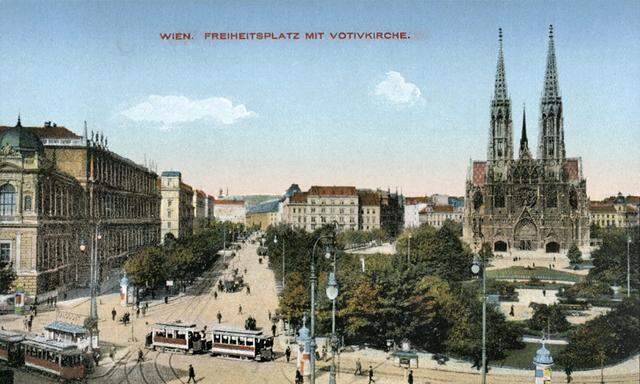 Der heutige Rooseveltplatz hieß von 1919 bis 1934 Freiheitsplatz.