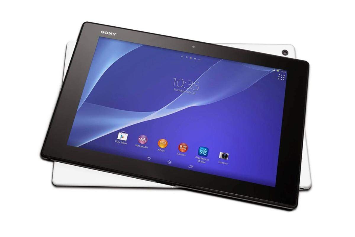 Sony hat sein wasserdichtes Tablet neu aufgelegt. Das Z2 ist das aktuell dünnste Tablet im 10,1-Zoll-Format.