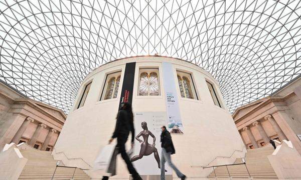 Besucher im British Museum.