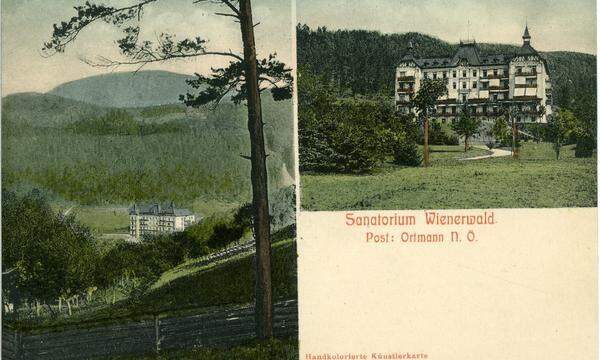 Im luxuriösen Wienerwald-Sanatorium wird bei Kafka Tuberkulose diagnostiziert.