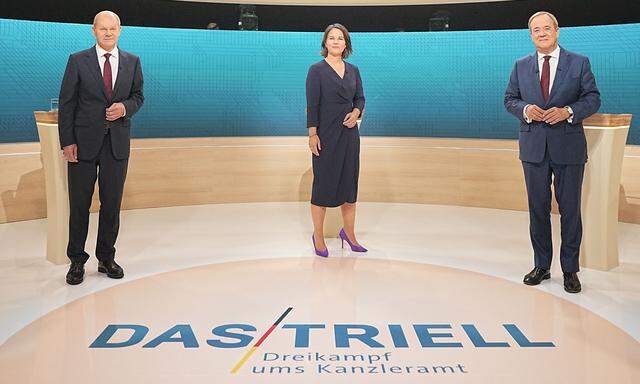 Wahl-Triell - TV-Diskussion Kanzlerkandidaten