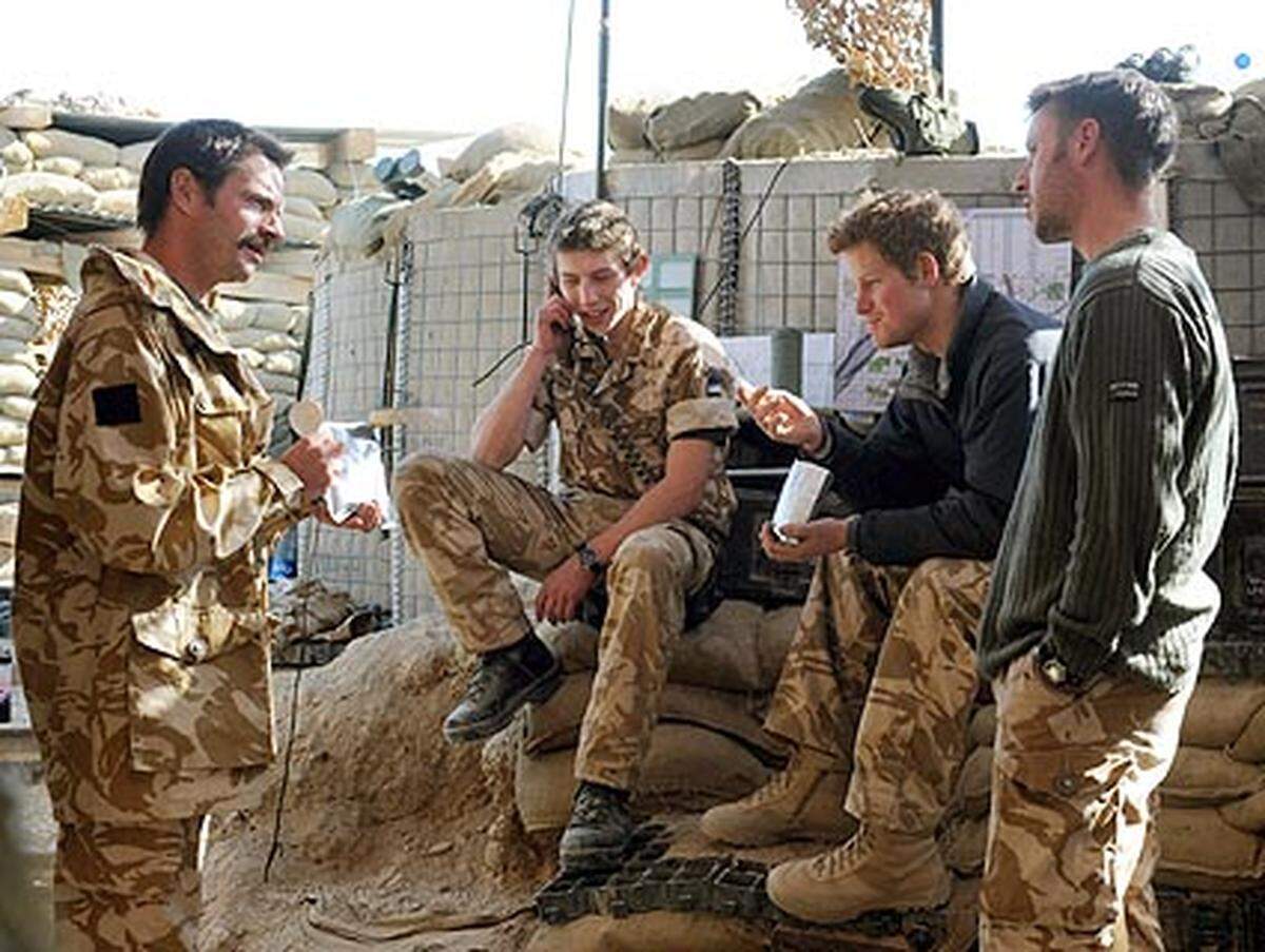 Ursprünlich wollte Harry mit seinem Regiment zum Kampfeinsatz in den Irak...