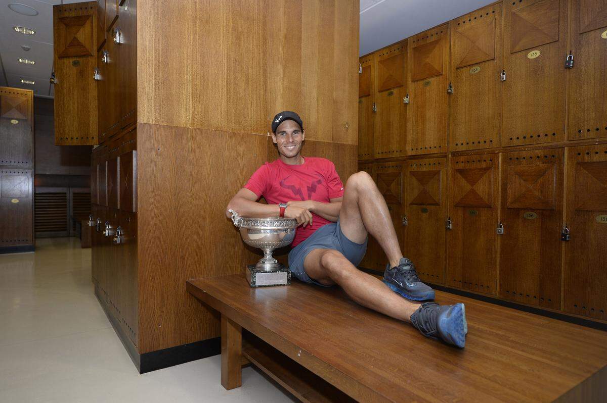 2014 heißt der Finalgegner wieder Djokovic. Nadal siegt 3:6, 7:5, 6:2, 6:4, Titel Nummer neun ist perfekt.