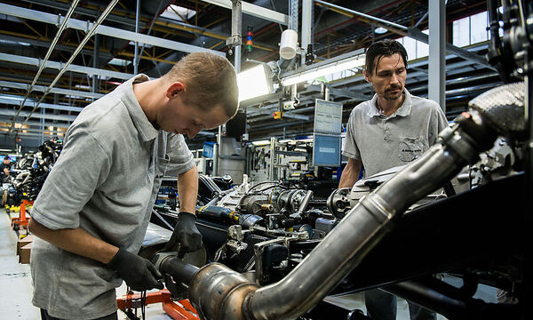 Fertigung von Mercedes