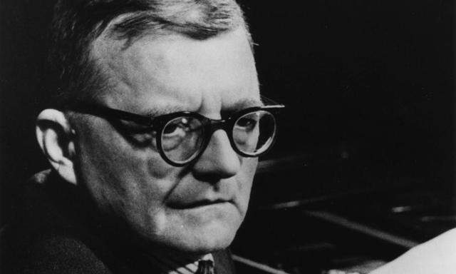 Photograph of Dmitri Dmitrievich Shostakovich 1906 1975 was a Russian composer and pianist and a