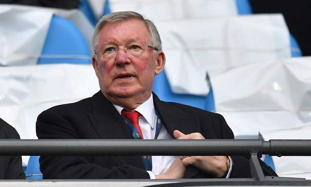 Alex Ferguson, Stammgast bei jedem Manchester-Spiel.