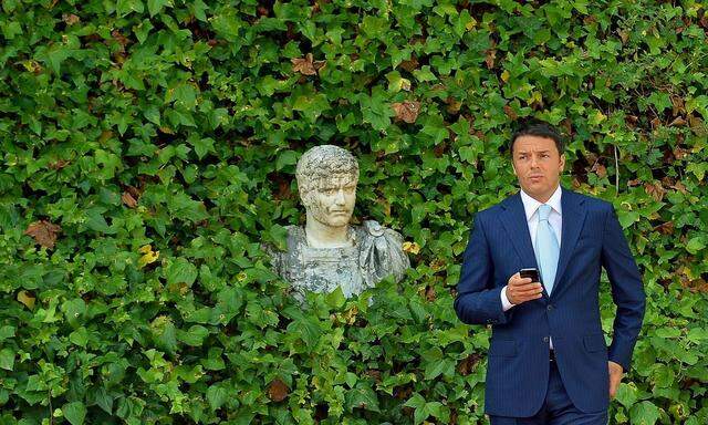 Matteo Renzi sieht sich am liebsten als Macher.