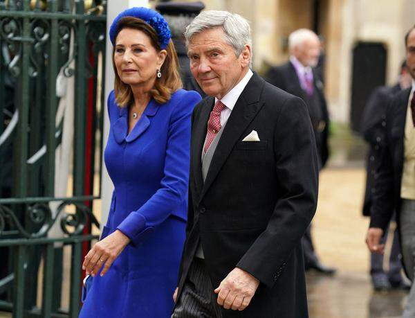 Prinzessin Catherines Eltern Michael und Carole Middleton.