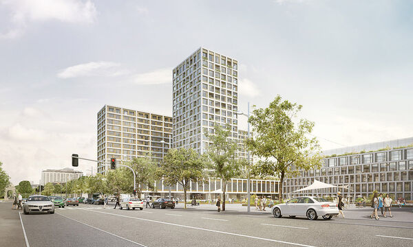 Visualisierung des Hochhaus-Projekts am Heumarkt