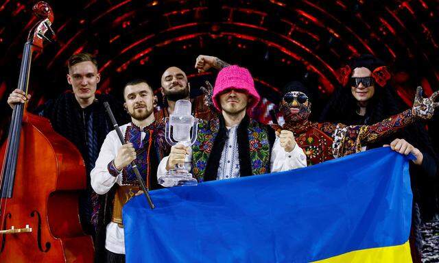 DAs Kalush Orchester holte beim heurigen Song Contest den Sieg für die Ukraine.