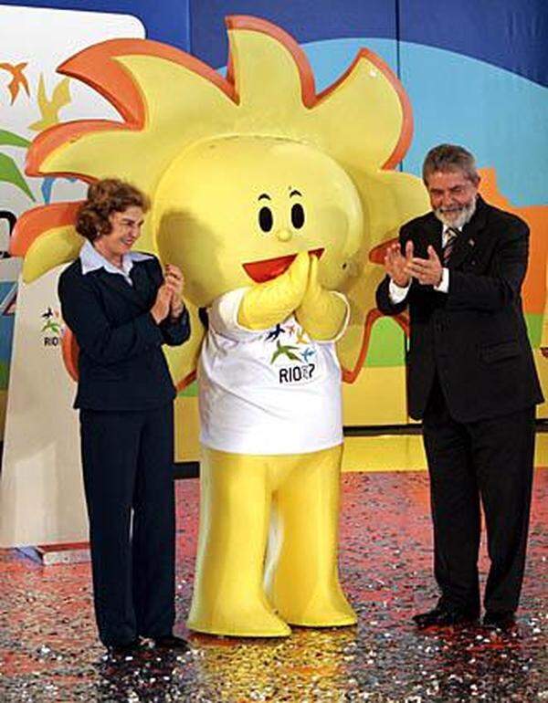 Für Sonnenenergie und für das Revival der Pril-Blumen aus den 70ern: Dieses Maskottchen stand für einiges, aber kaum für die Panamerikanischen Spiele 2007.