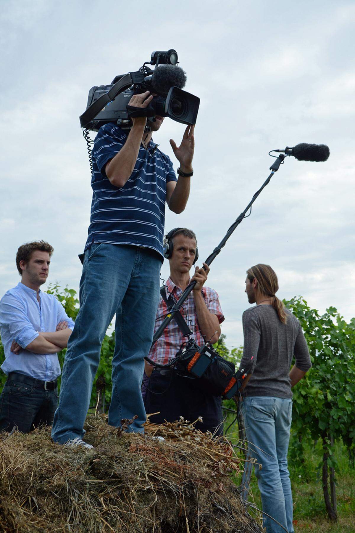 Weitere Bilder vom Presseshooting zum Jungbauernkalender 2012.