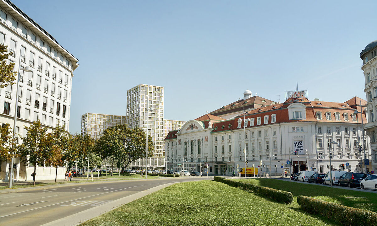 Visualisierung der Pläne am Heumarkt