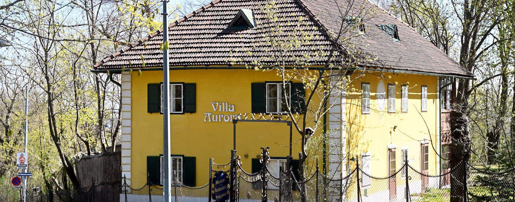 Weiter geschlossen: Die neuen Eigentümer wollen in der Villa Aurora wieder einen Gastronomiebetrieb eröffnen.