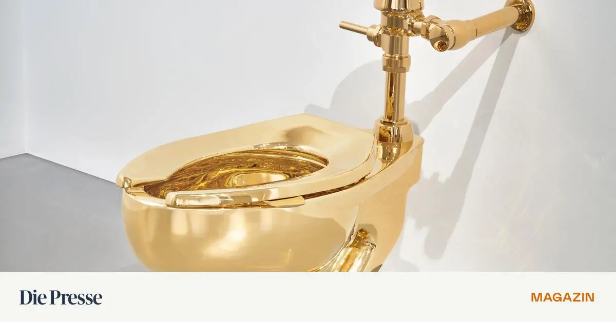 Goldene-Zeiten-f-r-stille-Orte-Cattelans-goldenes-Klo-kommt-unter-den-Hammer-