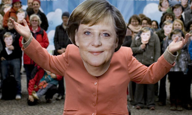 Merkel-Maske